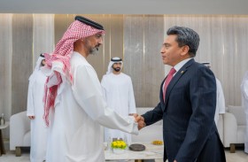 عمار بن حميد يستقبل سفير جمهورية السلفادور