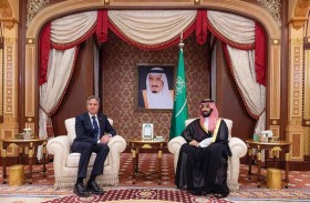 ولي العهد السعودي ووزير الخارجية الأمريكي يبحثان العلاقات الثنائية