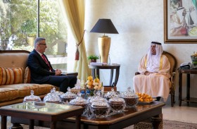 حاكم رأس الخيمة يستقبل سفير كوسوفو