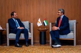 عبدالله بن زايد يلتقي رئيس قبرص في نيويورك ويبحثان الشراكة الاستراتيجية بين البلدين