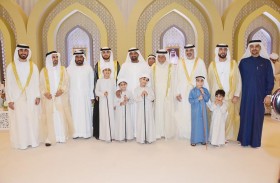 نهيان بن مبارك وأحمد بن سعيد يشهدان عرس آل تهلك وفلكناز