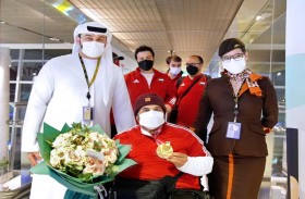 الناقل الوطني لدولة الإمارات، ناقل رسمي لمنتخب الإمارات البارالمبي