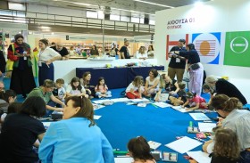 ورش عمل تفاعلية تثري مخيلة الأطفال ومواهبهم  في معرض سالونيك الدولي للكتاب 2024