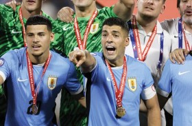 الأوروغواي ثالثة في كوبا أميركا بفضل سواريس 