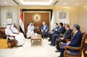 خليفة بن محمد يلتقي وزير التعليم العالي المصري لمتابعة افتتاح صرح جامعة الإسكندرية بأبوظبي