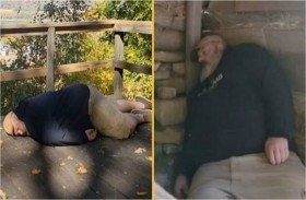 يتظاهر بالموت ليحصل على مشهد تمثيلي