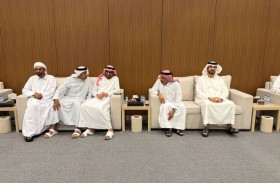 خليفة وسلطان بن محمد بن خالد آل نهيان يعزيان بوفاة شمسة بنت سعيد الكتبي