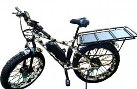 دراجة كهربائية بخلايا شمسية