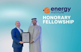 سلطان الجابر زميلاً فخرياً لمعهد الطاقة تقديراً لدوره القيادي في الترابط بين قطاعَي الطاقة والذكاء الاصطناعي