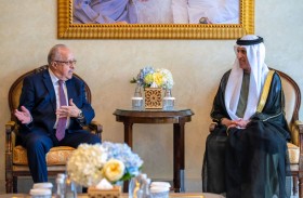 حاكم رأس الخيمة يستقبل وزير خارجية جمهورية غواتيمالا