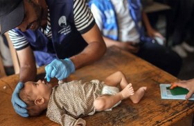 تطعيم 10 آلاف طفل ضد أمراض مختلفة في غزة 