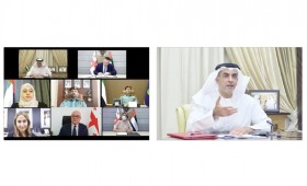 سيف بن زايد و وزير الشؤون الداخلية الجورجي يوقعان اتفاقية أمنية