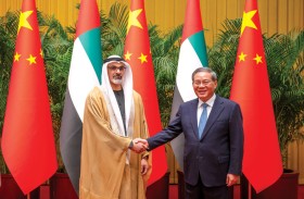 ولي عهد أبوظبي ورئيس مجلس الدولة الصيني يبحثان تعزيز الشراكة الاستراتيجية الشاملة وتوسيع آفاق التعاون بين البلدين