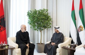 رئيس الدولة يبحث مع رئيس وزراء ألبانيا العلاقات الثنائية والاعتداءات الإيرانية الإرهابية 