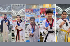 نادي مليحة الرياضة يحقق خمس ميداليات ملونة في بطولة الفجيرة الدولية الحادية ‏للرياضات الفردية ‏