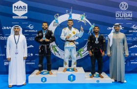 نادي الشارقة بطلاً  لفئة الكبار والعين وصيفاً وبني ياس ثالثاً في منافسات الجوجيتسو لدورة ند الشبا الرياضية