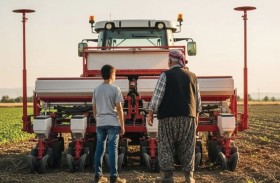 نهاية مأساوية لطفل سقط داخل آلة زرع البذور