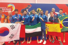 شرطة أبوظبي تفوز بـ «6 ميداليات ذهبية» بالألعاب العالمية بهولندا