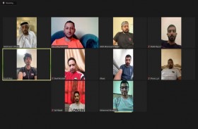 عبد الناصر يحفز لاعبي منتخب الكبار للدراجات 