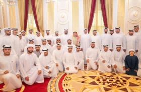 حاكم الفجيرة يحضر مأدبة غداء ياسر العطر في قدفع