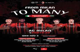 إكسبو 2020 دبي يعرض مباراة ميلان – بورتو بحضور نجم الكرة مسارو وكأس نهائي أوروبا 1994