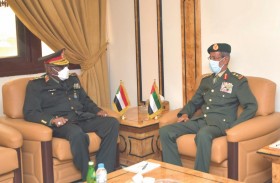 البواردي و الرميثي يبحثان علاقات التعاون الدفاعي والعسكري مع رئيس الأركان السوداني