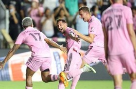 ميسي يبدأ مرحلة إنقاذ إنتر ميامي بهدفه الأول