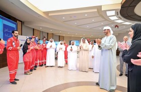 سلطان الجابر يشارك كوادر أدنوك مأدبة إفطار في جزيرة زِركوه 