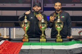 8 ميداليات لمنتخب الإمارات بكأس الاتحاد العربي للبلياردو والسنوكر