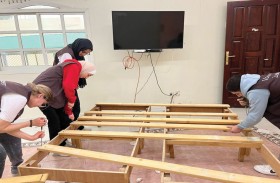 متطوعو أمريكية الشارقة يردون الجميل للمجتمع من خلال ترميم منزل أسرة متعثرة