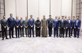 خالد بن محمد بن زايد يلتقي موظفي سفارة الدولة وأعضاء الملحقية العسكرية وكوادر أدنوك العاملة في اليابان 