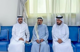 حاكم عجمان يعزي بوفاة نورة الشامسي وعوشة آل معين