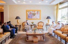 حاكم رأس الخيمة يستقبل القنصل العام لجمهورية السودان