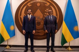 شخبوط بن نهيان آل نهيان يلتقي رئيس رواندا