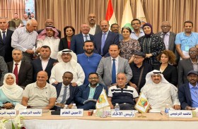 الحمادي يؤكد على ضرورة توفير برامج لدعم الصحفيين في مختلف البلدان العربية وتنظيم مؤتمرات وإنجاز دراسات