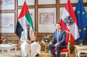 محمد بن زايد: الإمارات والنمسا ينتهجان استراتيجية واضحة في مواجهة التطرف والإرهاب وتجفيف مصادر تمويله 