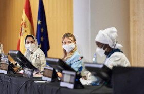 ميرة السويدي عضوة المجلس الوطني الاتحادي تشارك في اجتماع منتدى النساء البرلمانيات في مدريد