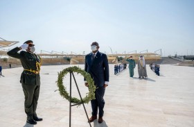 خليفة بن طحنون يستقبل وزير الداخلية الكيني في واحة الكرامة