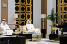 ولي عهد رأس الخيمة يلتقي مبعوث وزير الخارجية الإسرائيلي