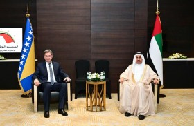 صقر غباش يبحث تعزيز العلاقات البرلمانية مع رئيس مجلس مجلس النواب في البوسنة