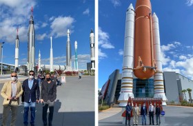 وفد كهرباء دبي يطلع على جهود وأنشطة مركز كينيدي للفضاء 