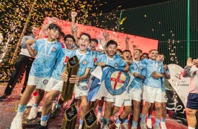 نورويتش ونيوكاسل وملبورن وفورزا وبرشلونة يتوجون بألقاب «كأس مينا دبي» لكرة القدم