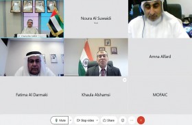 زكي نسيبة يبحث مع السفير الهندي تعزيز التعاون العلمي والبحثي بين جامعة الإمارات والجامعات الهندية