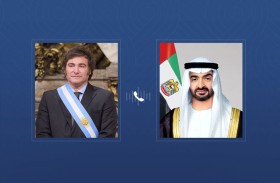 رئيس الدولة يبحث خلال اتصال  هاتفي مع رئيس الأرجنتين التطورات الإقليمية