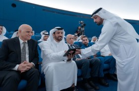 سلطان بن أحمد القاسمي يطلق الهوية المؤسسية لمجمع الشارقة للفضاء والفلك