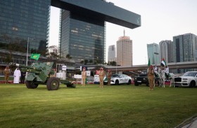 فقرة مدفع إفطار شرطة دبي تدعم حملة «حد الحياة» الرمضانية