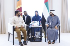 محمد بن راشد يبحث مع رئيس سريلانكا التعاون المشترك ودور الحكومات في صياغة حلول مبتكرة للتحديات التنموية