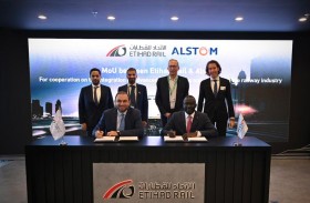 الاتحاد للقطارات توقع مذكرات تفاهم مع  شركات عالمية رائدة في قطاع السكك الحديدية