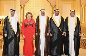 صقر غباش يقيم مأدبة عشاء تكريما لرئيسة مجلس الاتحاد للجمعية الفدرالية لروسيا الاتحادية 