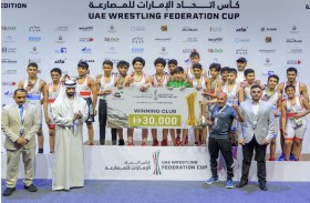 «الشارقة للدفاع عن النفس» بطل النسخة الثالثة من كأس اتحاد الإمارات للمصارعة